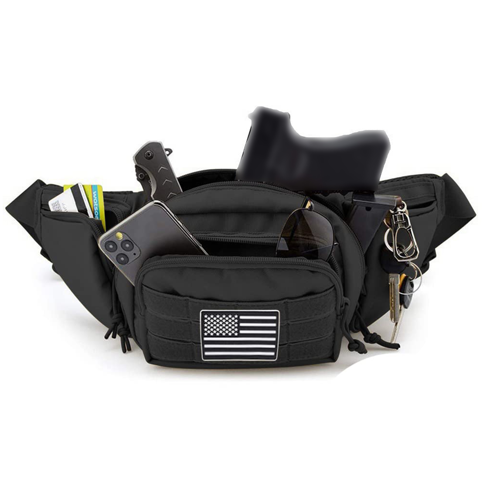 男性と女性のための戦術的なファニーパック,戦術的なファニーパ - Edc Concealed Carry Fanny Pack のレビューと価格