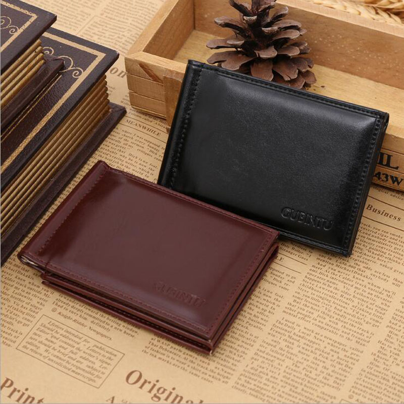 ホット販売ファッション男性の革マネークリップ財布マグネット掛 - Money Clip Magnetic のレビューと価格
